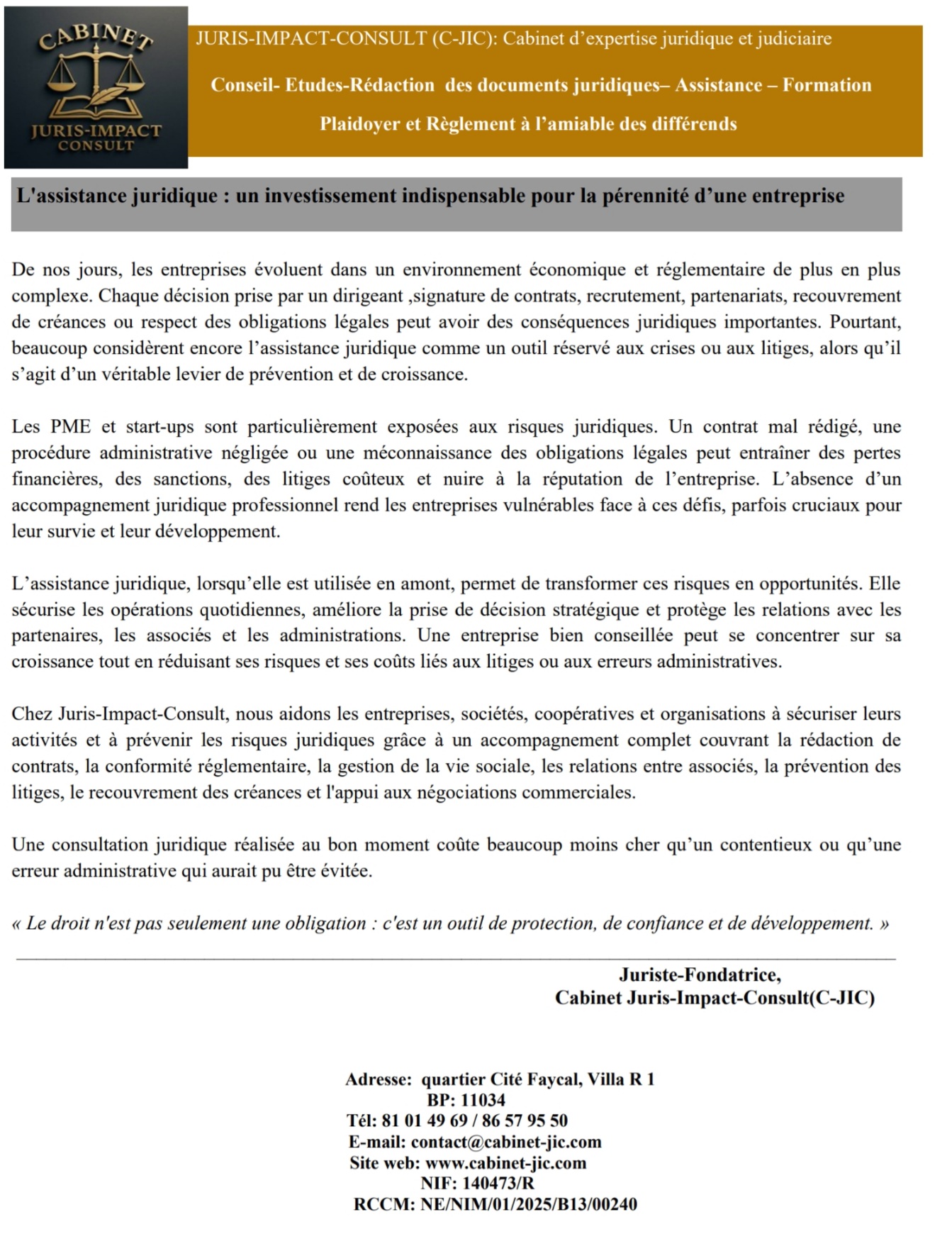 Assistance Juridique
